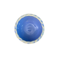 Blue Flower Nesting Dip Bowls: set of 3