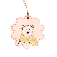 Winter Bear Ornament (more colors)