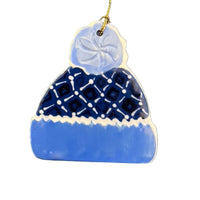 Dark Blue Hat Ornament