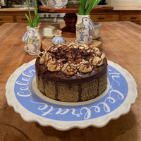 Blue Celebration Large Plate