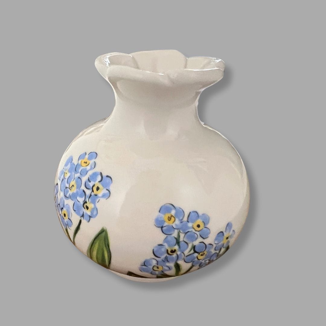 Forget-Me-Not Plumeria Vase (Small)