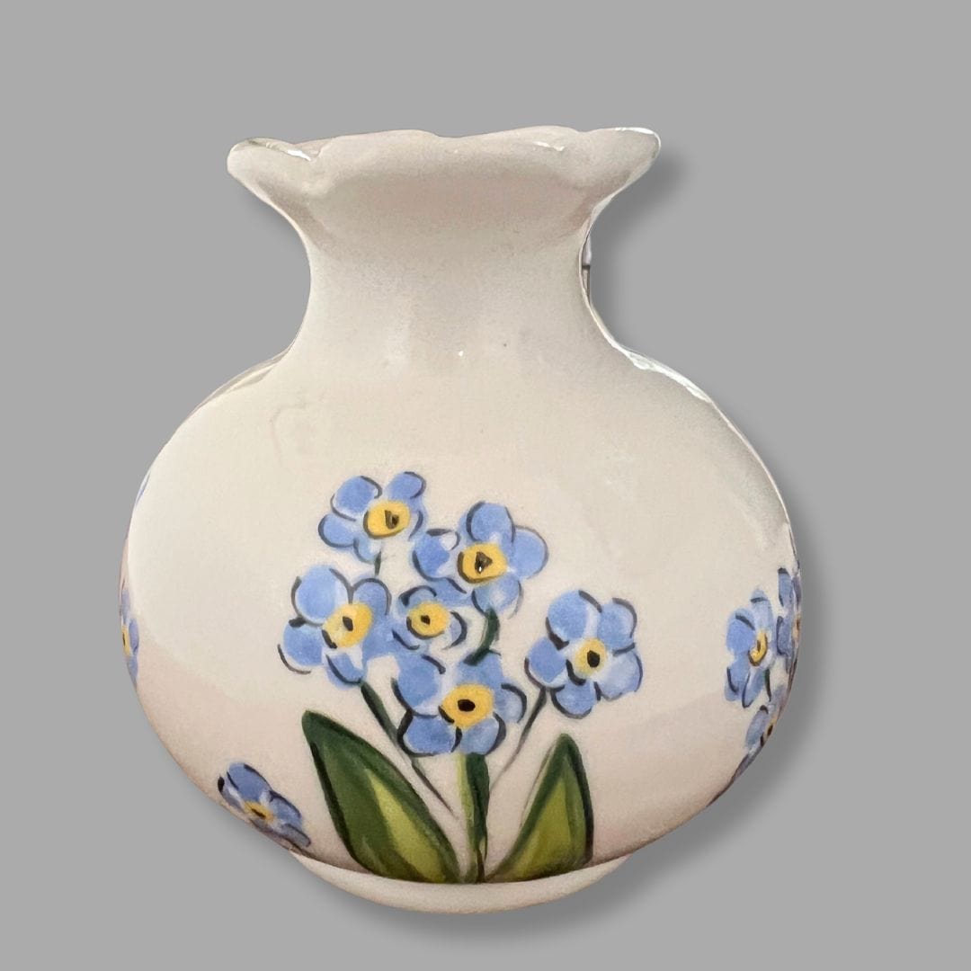 Forget-Me-Not Plumeria Vase (Small)