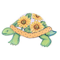 Sunflower Turtle Garden Stake