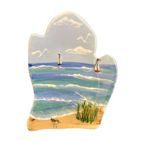 Michigan Lakeshore Large Spoon Rest (options)