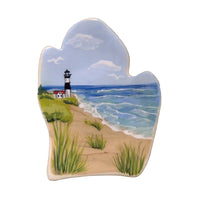 Michigan Lighthouse Beach Large Spoon Rest