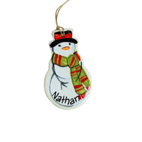 Mini Snowman Ornament