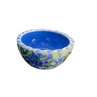 Blue Hydrangea Nesting Dip Bowls, set of 3