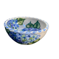 Blue Hydrangea Nesting Dip Bowls, set of 3
