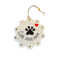 Pet Memory Ornament