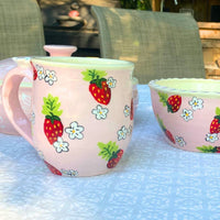 Strawberry Mug, Pink