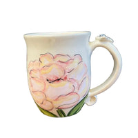 Pink Peony and Bee Mug