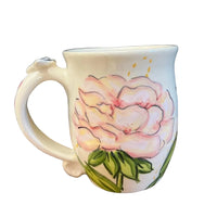 Pink Peony and Bee Mug