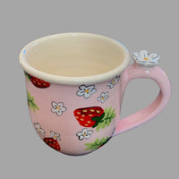 Strawberry Mug, Pink