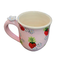 Strawberry Mug, Pink