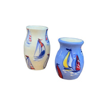 Sailboat Small Tall Vase