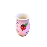 Strawberry Small Tall Vase