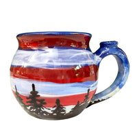 Flags and Firs Bubble Mug