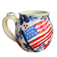 Red White and Blue Bubble Mug