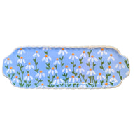 Daisy Dream Medium Handled Rectangular Tray