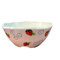 Pink Strawberry Serve Bowl