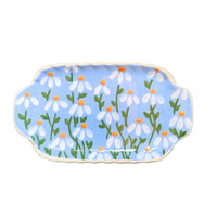 Daisy Dream Small Handled Rectangular Tray