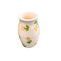 Yellow Flower Small Tall Vase