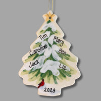 Family Christmas Tree Ornament