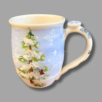 Winter Pine and Birch Mug