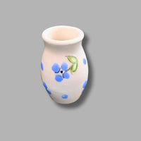 Blue Flower Small Tall Vase