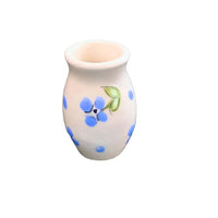 Blue Flower Small Tall Vase