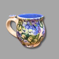 Blue Hydrangea Bubble Mug