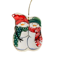 Snowman Couple Ornament