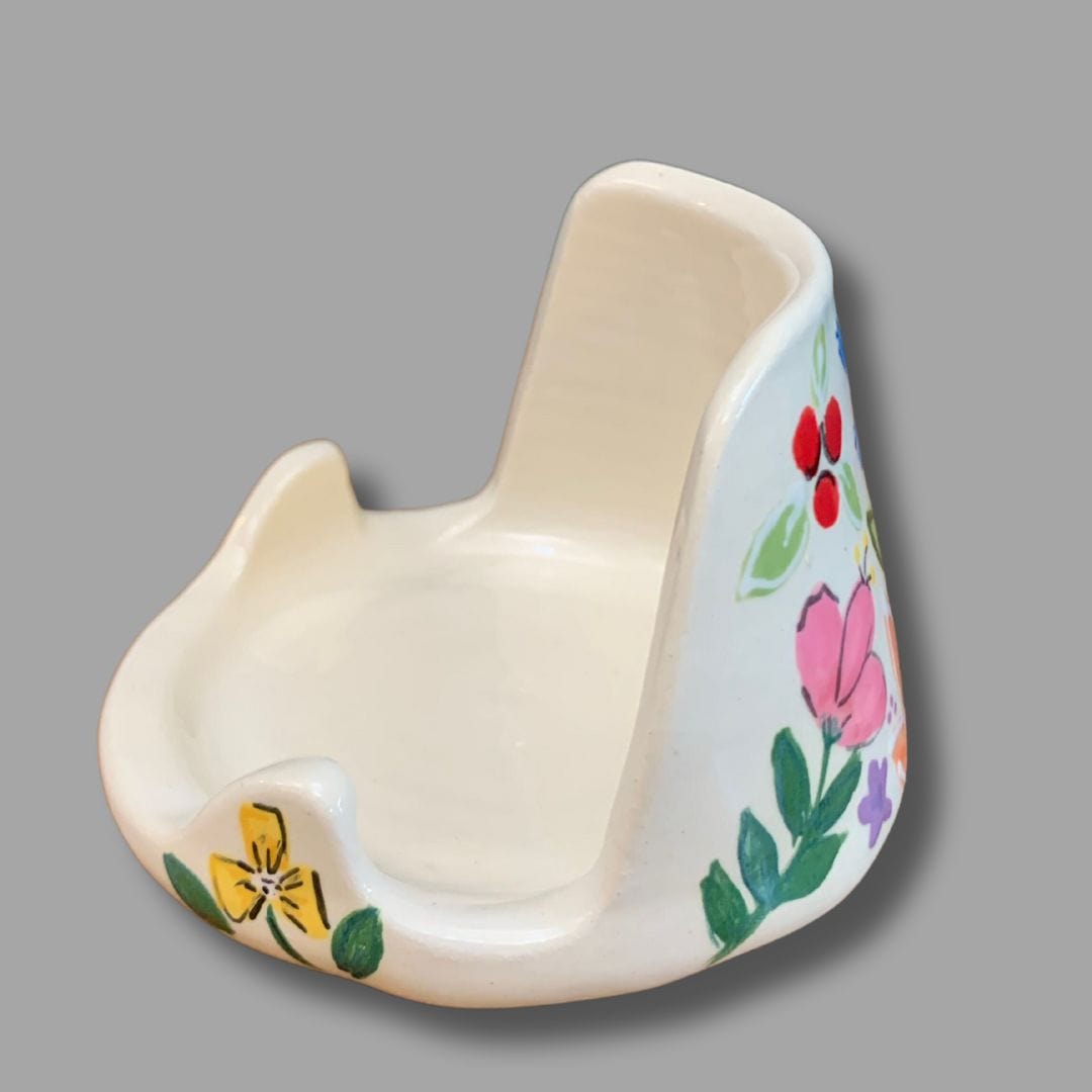 Bright Floral Phone and Tablet Holder