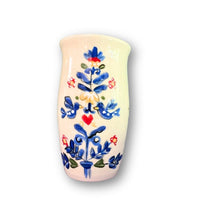 Scandinavian Folk Pencil Vase