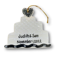 Wedding Cake Ornament
