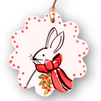 Winter Bunny Ornament