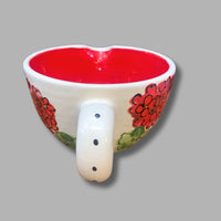 Geranium Batter Bowl (small)