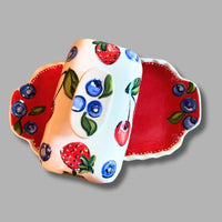 Triple Berry Butter Dish