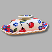 Triple Berry Butter Dish