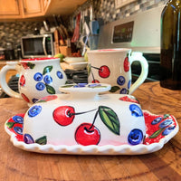 Triple Berry Butter Dish