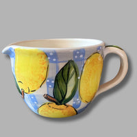 Lemon Plaid Batter Bowl (Large)