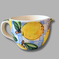 Lemon Plaid Batter Bowl (Large)