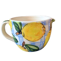 Lemon Plaid Batter Bowl (Large)