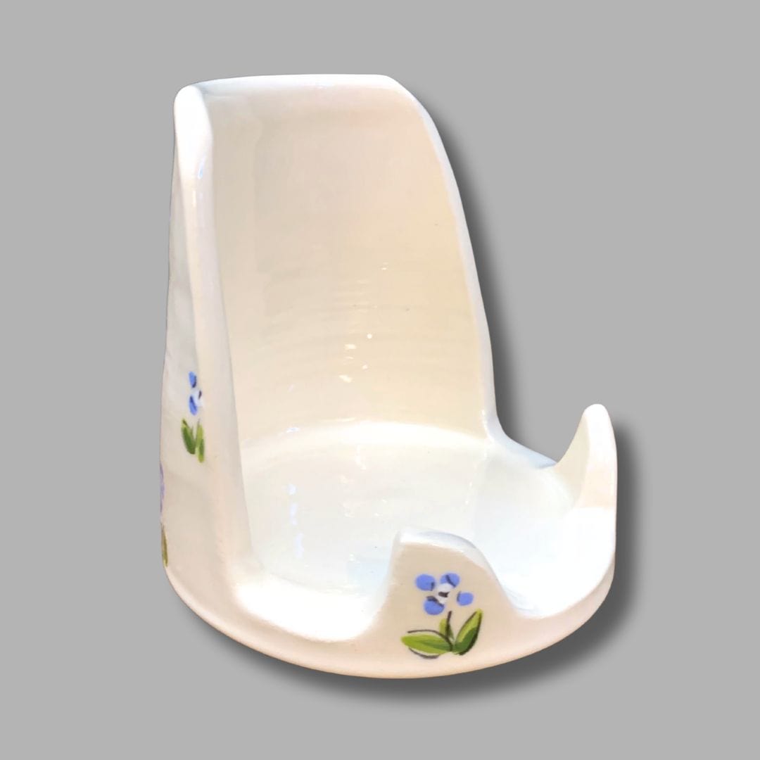 Blue Flower Phone and Tablet Holder
