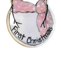 Permanent Underglaze Personalization for ornaments