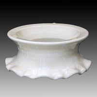 Large Simple White Pedestal