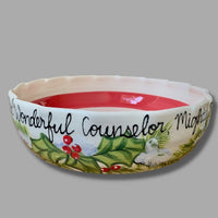 Pine & Holly Advent Bowl (medium)