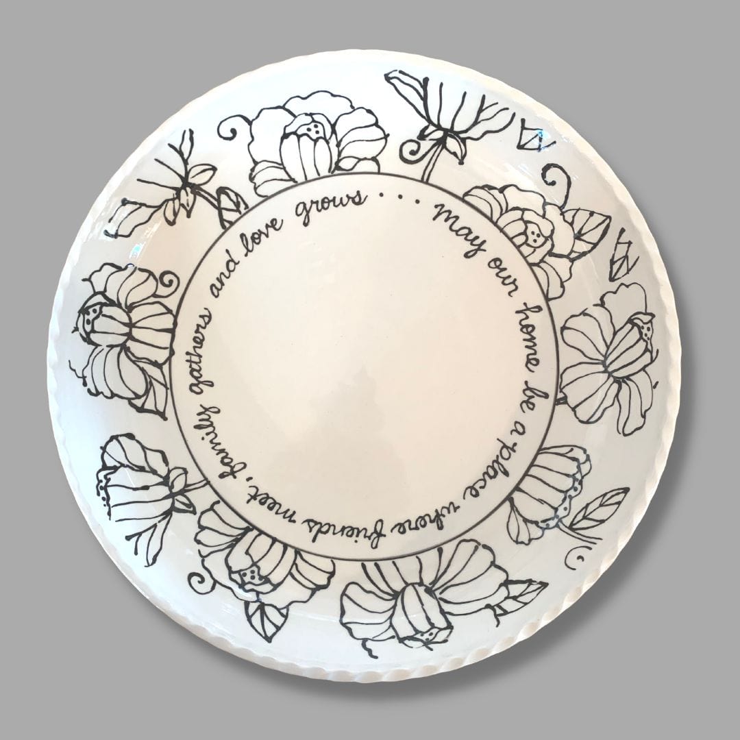 Blessing Bowl -Large- Simple Floral (options)