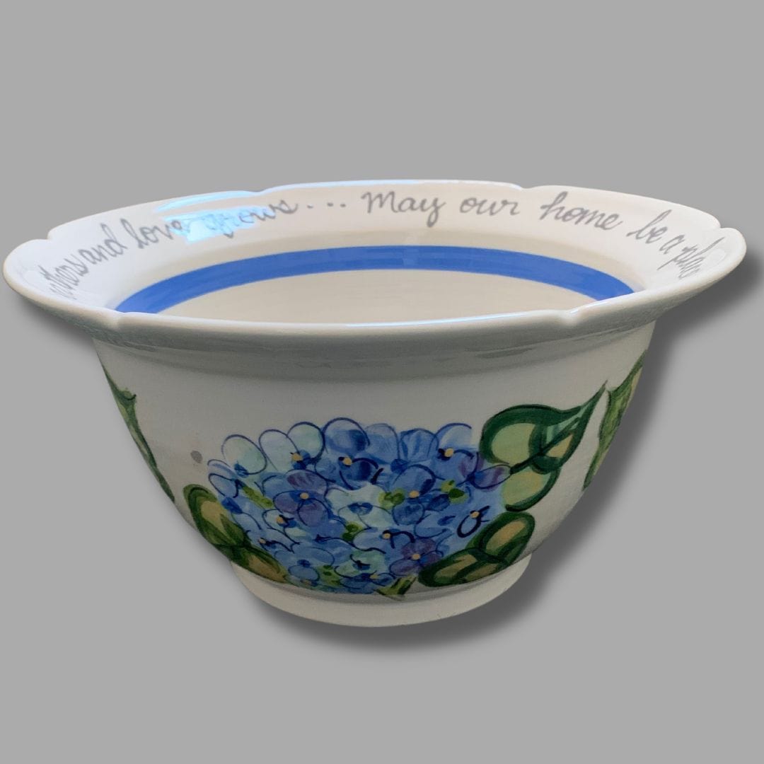 Hydrangea Blessing Bowl