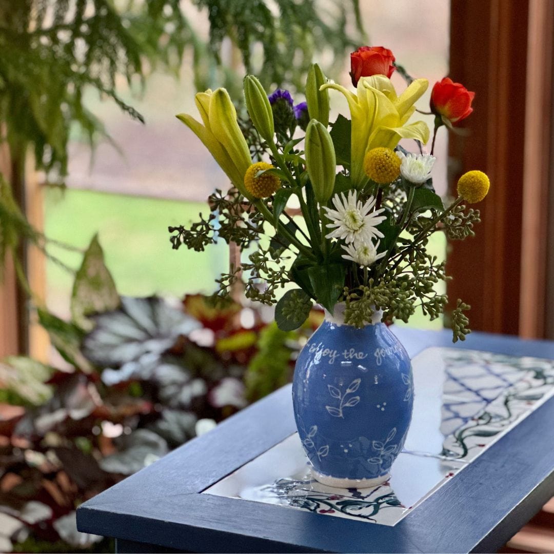 Blessing Plumeria Vase